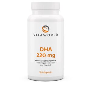 Omega-3 (DHA) 220mg kapsule, Vita World, 120 kom.