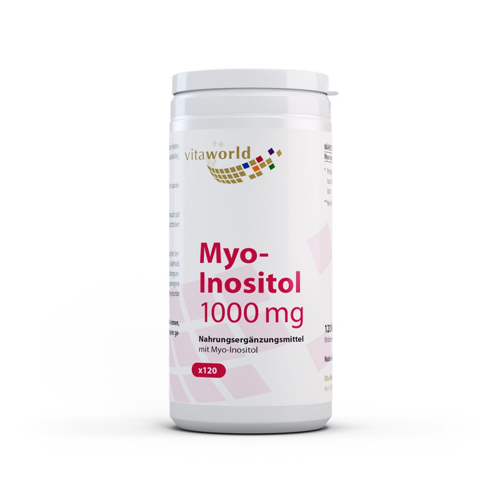 FDC Nutrition Inositol 1000 Mg - 120 Vegan Capsules - Supplement